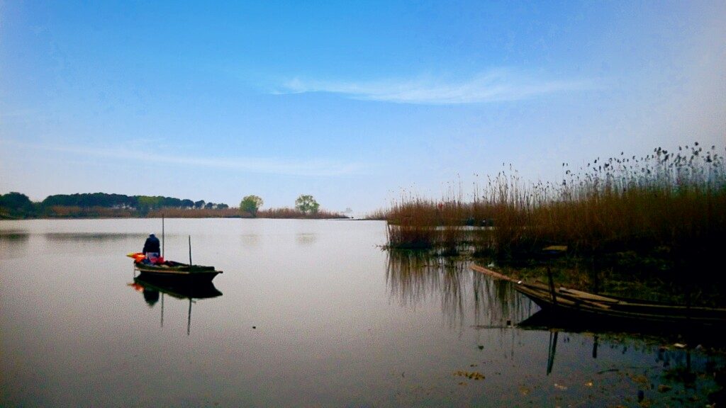 今日太湖钓叟，静享湖畔时光，品味渔家之乐