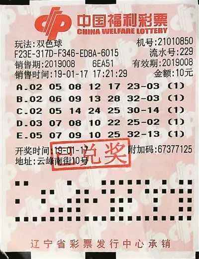 双色球2021020期